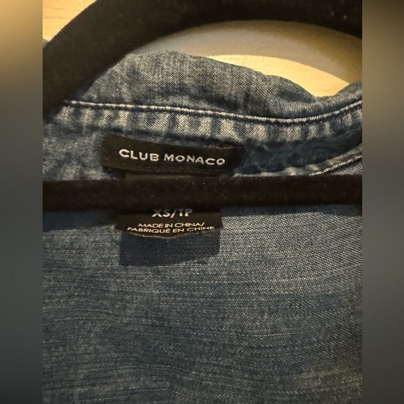 Club Monaco Demin Button Up - Picture 2 of 3